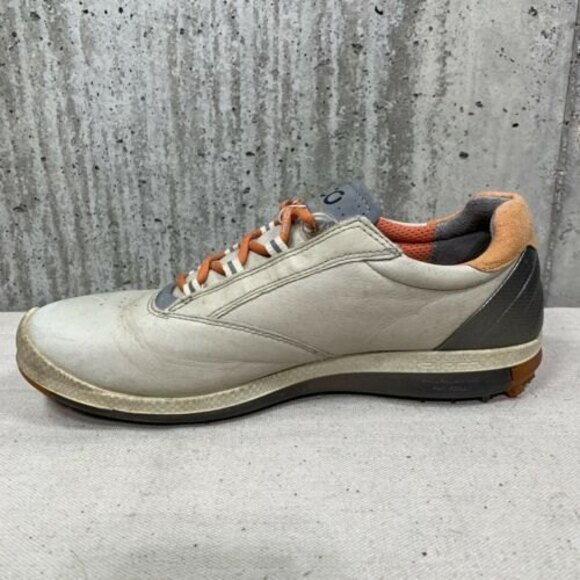 ECCO Biom Hybrid Hydromax Women’s EU 37 US 6/6.5 Golf Shoe Beige Orange - Picture 4 of 12